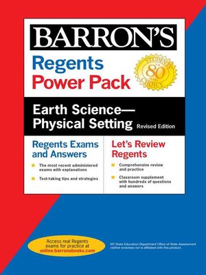 cover image of Regents Earth Science—Physical Setting Power Pack Revised Edition